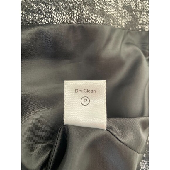 Coldwater Creek Gray Abastract Print Blazer One Button Size 12 - Picture 9 of 11